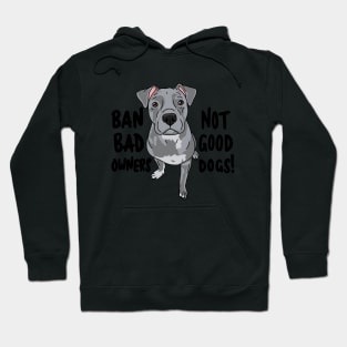 Ban bad owners, not good dogs! Hoodie